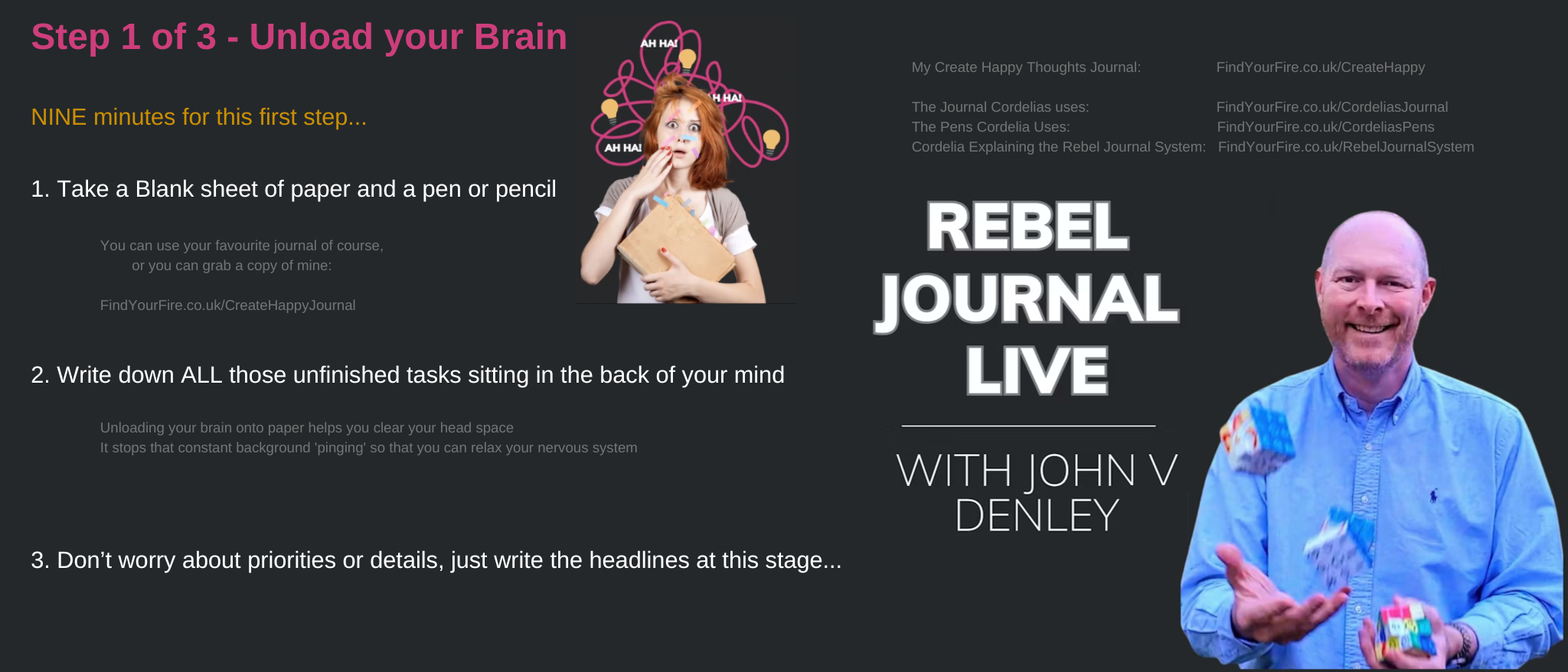 Rebel Journal Live Step 1